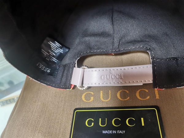 ブランド帽子素材ディテール